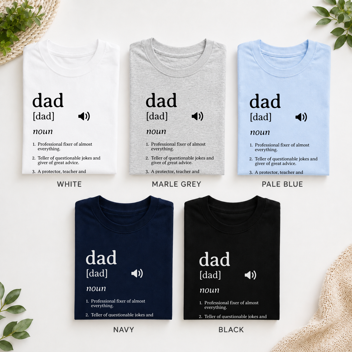 Dad Definition T-Shirt – Funny Father’s Day Gift