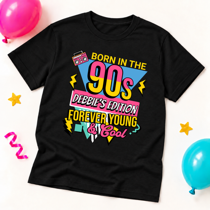 Personalised Born in the 90s T-Shirt