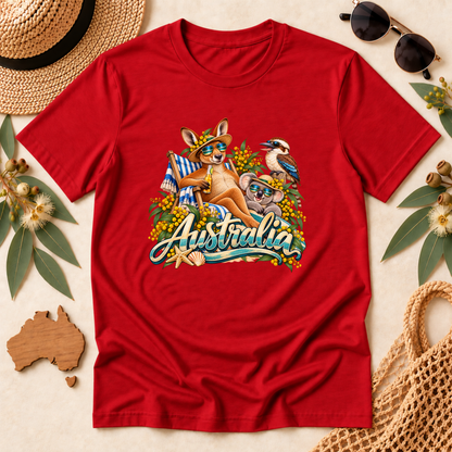 Australian Animals T-Shirt – Matching Family Summer Design