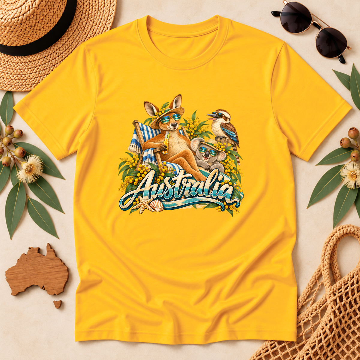 Australian Animals T-Shirt – Matching Family Summer Design
