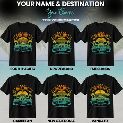 Personalised Family Cruise Shirt