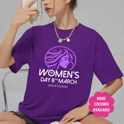 International Women's Day Give to Gain Shirt