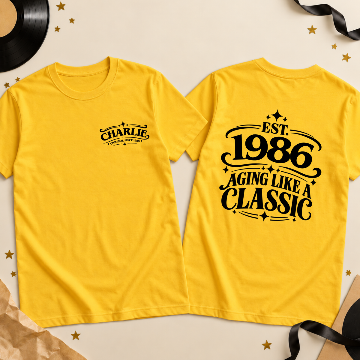 Personalised Aging Like a Classic T-Shirt