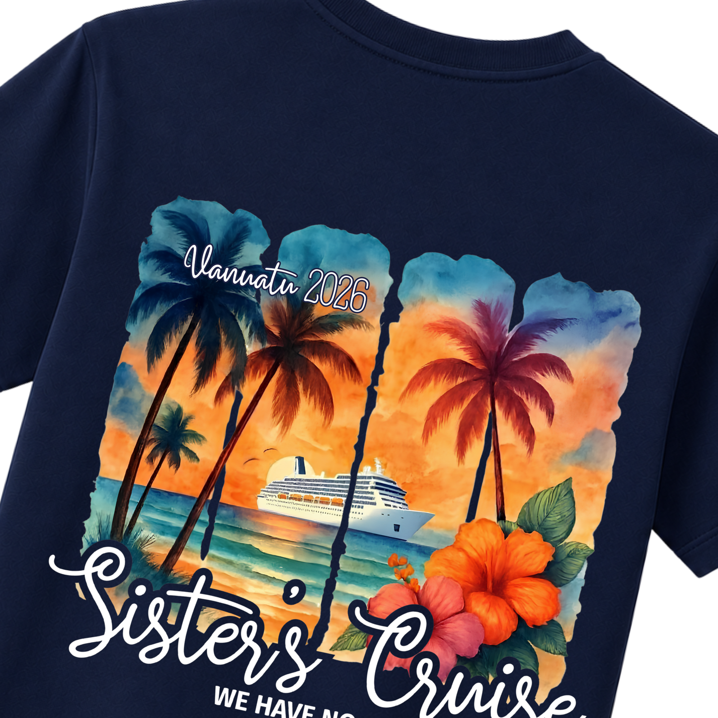 Personalised Sisters Cruise Shirt