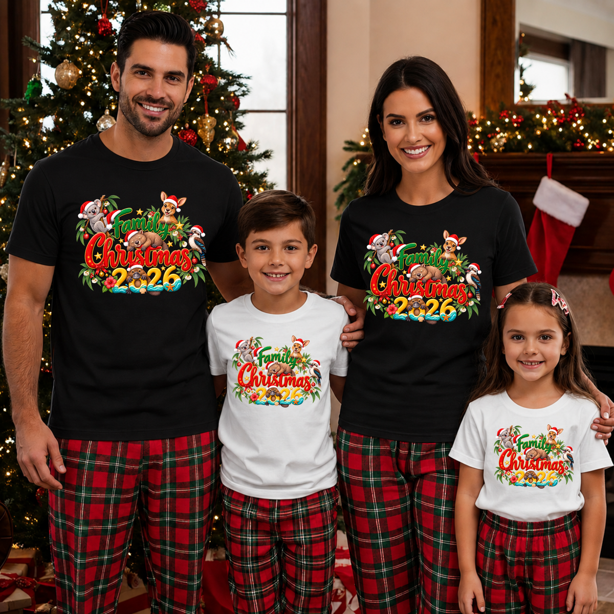 Australian Family Christmas T-Shirt 2026 – Matching Shirts