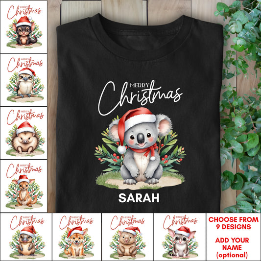 Australian Animals Christmas Matching Shirts