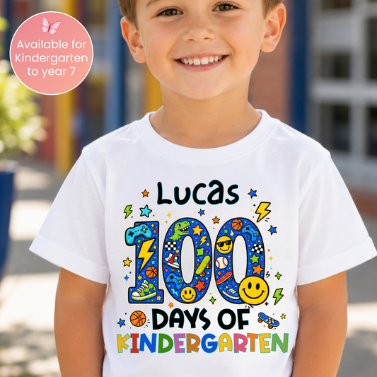 Personalised 100 Days of School Shirt