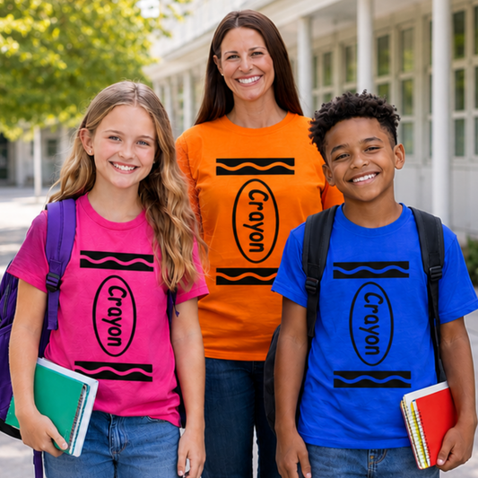 Crayon Book Week Costume Shirt Australia