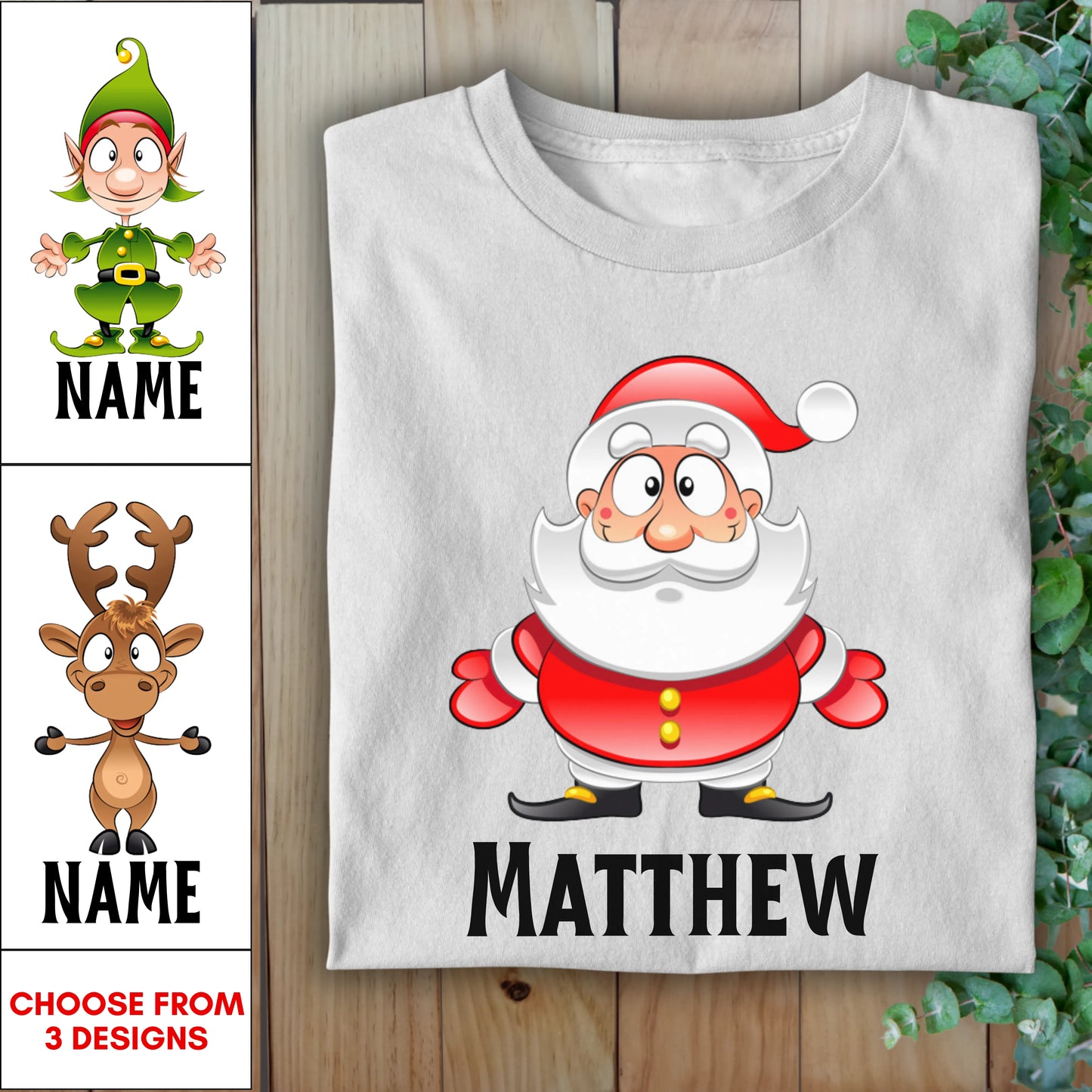 Personalised Christmas T-Shirts