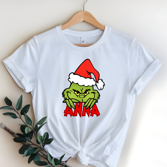 Personalised Christmas Grinch T-Shirts