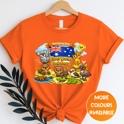 Harmony Day Australian Animals T-Shirt