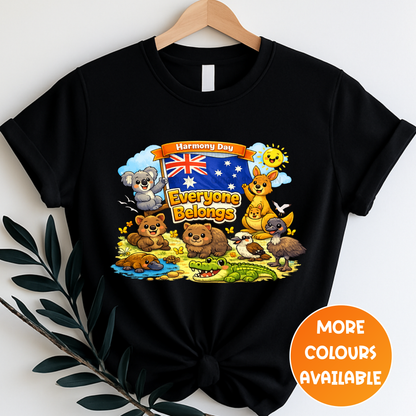 Harmony Day Australian Animals T-Shirt