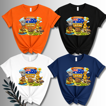 Harmony Day Australian Animals T-Shirt