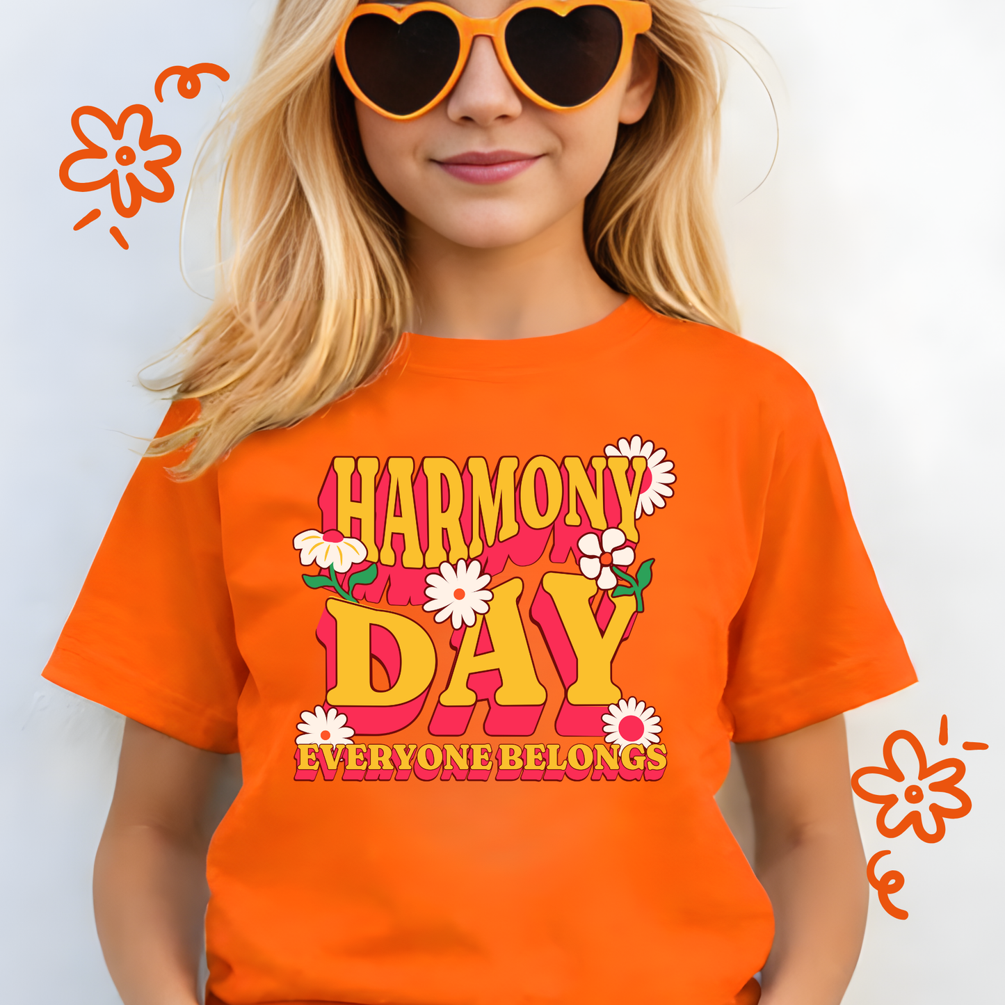 Harmony Day Flower T-Shirt