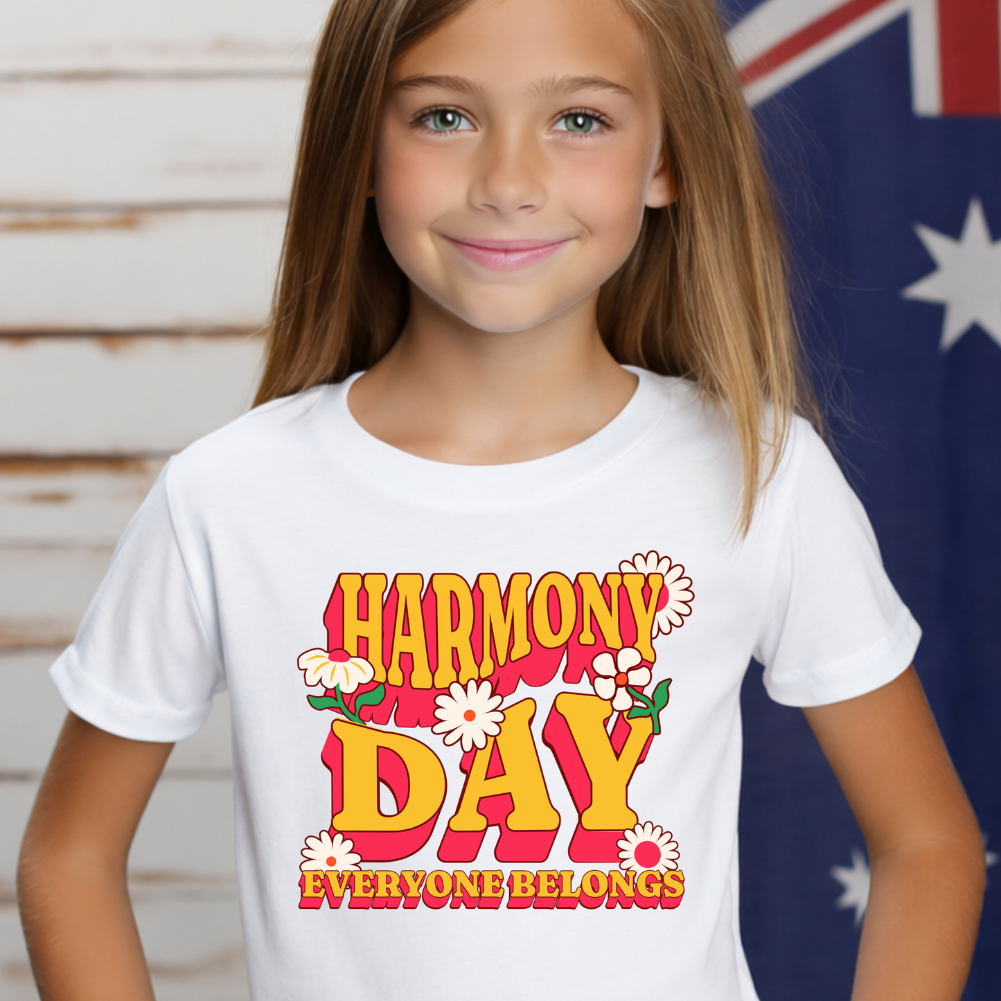 Harmony Day Flower T-Shirt