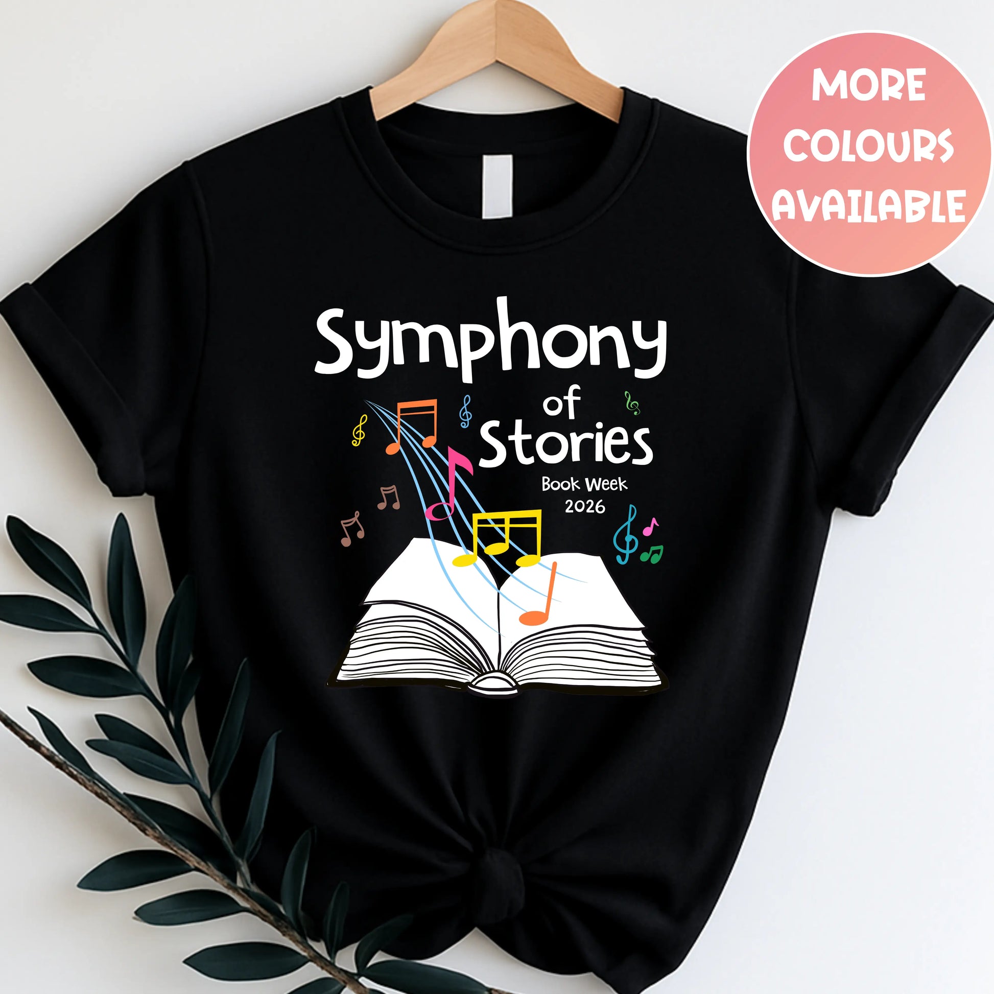 Kids book Week Tee and Teacher Book Week Tee Symphony of Stories
