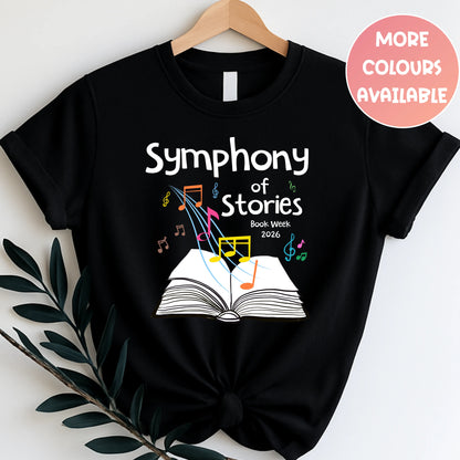 Kids book Week Tee and Teacher Book Week Tee Symphony of Stories