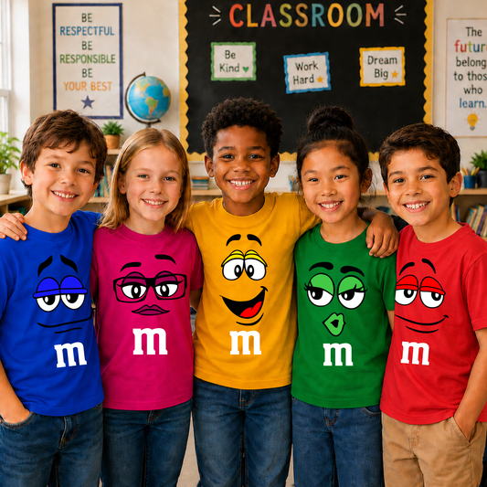 M&M Character Shirts